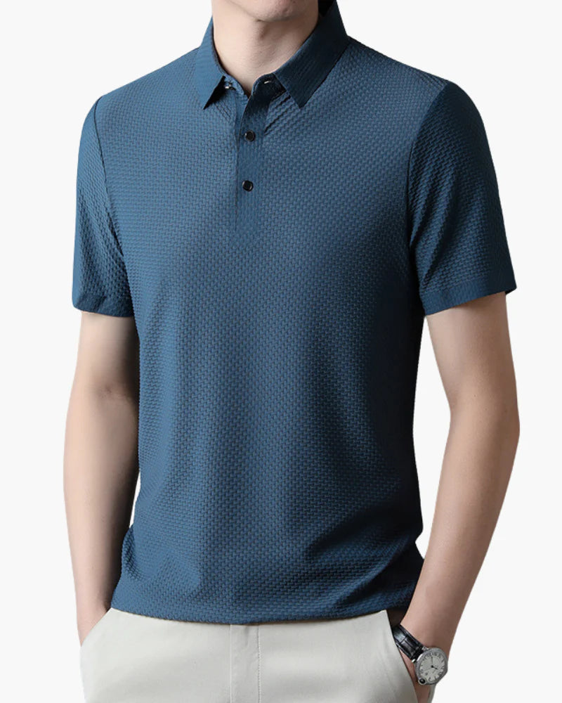 BARI SILK POLO (Anti-Wrinkle)