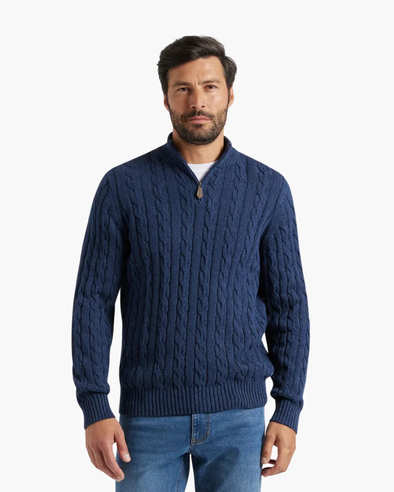 FLORENCE QUARTER ZIP SWEATER