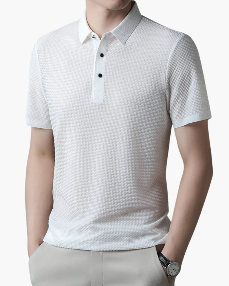 BARI SILK POLO (Anti-Wrinkle)