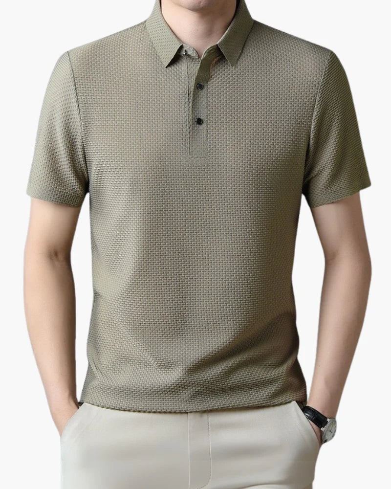 BARI SILK POLO (Anti-Wrinkle)