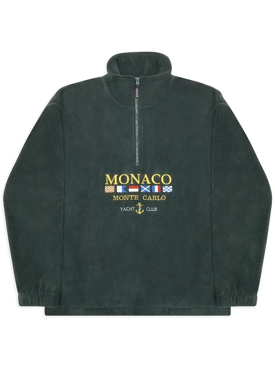 MONACO YACHT CLUB ZIP-UP SWEATER